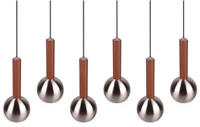 Черно висящо осветително тяло Ciliana – CINQUE