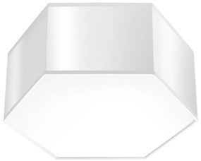 Sollux SL.1057 - Лампа SUNDE 2xE27/60W/230V 13,5 cм бяла