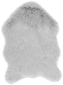 Светлосива изкуствена кожа Овча кожа, 60 x 90 cm - Tiseco Home Studio