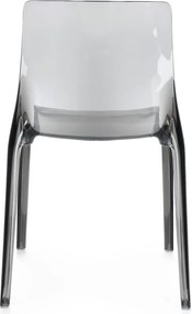 Сив пластмасов градински стол Adele – Bizzotto