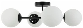 Плафонен полилей MADDIE 4xE14/5W/230V черен