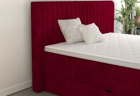 Тапицирано легло Melantha С матрак и протекор-180 x 200-Kokkino