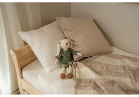 Детско легло 90x180 cm от масивен бор с включена подматрачна рамка в естествен цвят Roma – Adeko