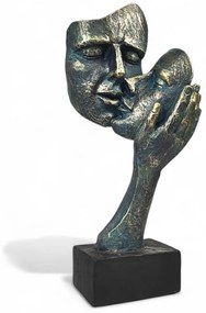 Настолна декорация 35x22x13 cm, изработена от смола с патина