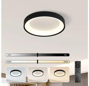 Brilagi - LED димируем таванен плафон FALCON MODERN LED/30W/230V 40 cm черен +DO