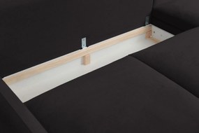 Ъглов диван Camille-Right-Brown