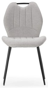 Светлосиви трапезни столове в комплект 4 бр. Muli – Marckeric