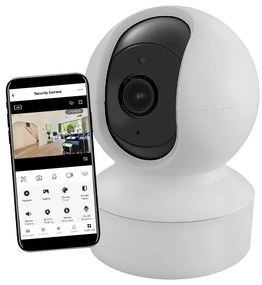 COMMEL Камера с Wi-Fi 2MP куполна PT 4mm IR-5m двупосочно аудио IP40 управление чрез iOS/Android приложение IoT - C270-101