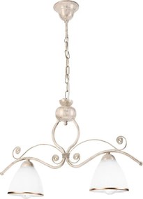 Полилей на верига RETRO 2xE27/60W/230V злато/патина