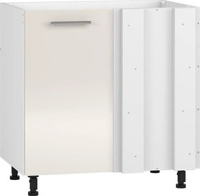 Долен ъглов шкаф Vento DKN-100/82 100(80)см Бежов гланц