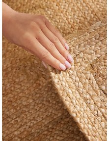 Двустранна/ръчно изработена ютена пътека в естествен цвят 80x200 cm Sharmila Natural Brown – Hanse Home