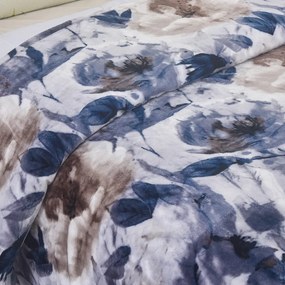 Лилаво единично спално бельо от микроплюш 140x200 cm Riana – My House