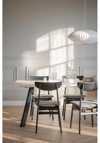 Черни трапезни столове в комплект от 2 броя Rodham - Rowico