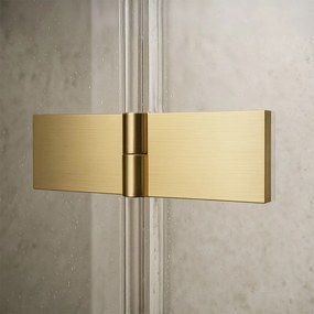 Душ кабина Rea Atlas 80x80 Brush Gold