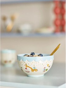 Светлосиня/кремава глинена детска купичка ø 13,5 cm Celebrate – Bloomingville Mini