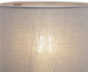 Интелигентен стенен аплик стомана с сив абажур с Wi-Fi A60 - Stacca