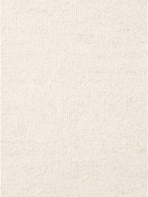 Кремав ръчно изработен вълнен кръгъл килим ø 200 cm Puristic Knots – Elle Decoration