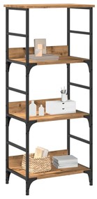 857467 vidaXL Библиотека, дъб артизан, 50x33x117,5 см, инженерно дърво
