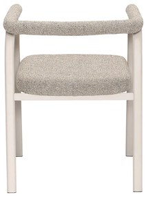 Бежови тапицирани трапезни столове в комплект с подлакътници 2 бр. Ecto – Hübsch