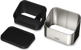 Метална стойка за перилни препарати в блестящо сребрист цвят Surface – Joseph Joseph