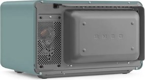 Комбинирана микровълнова фурна с горещ въздух SMEG Collezione MOC02EGMEU, 900W, 27 л, 25 програми, Плавно затваряне, Индивидуални настройки, Зелен