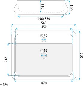 Умивалник за плот Rea Castel
