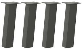4012498 vidaXL Крака за масичка за кафе, 4 бр., антрацит, 30 см, стомана