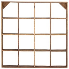 Двуетажен рафт от рециклирана дървесина в естествен цвят Tilo - Bloomingville