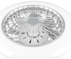 Бяло LED осветително тяло за таван Stralsund – Trio