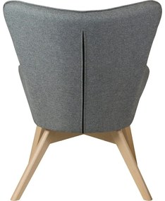 Сиво кресло Niko – Ropez