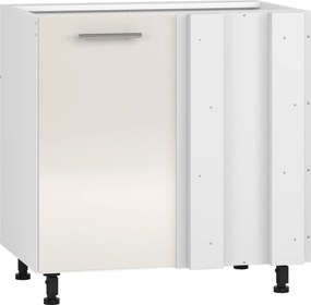 Долен ъглов шкаф за мивка Vento DKN-100/82 100(80)см Бежов гланц