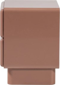 Розово гланцово нощно шкафче Lustra – WOOOD