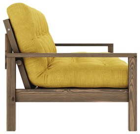 Жълт разтегателен диван 205 cm Knob - Karup Design