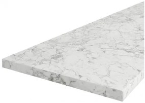 Кухненския плот Tulsa plus-Leuko Marmaro-Дължина: 350 cm