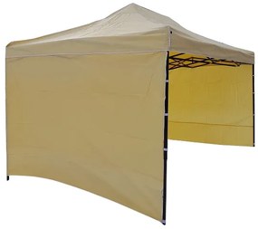 Шатра тип хармоника 3X3 бежова SQ