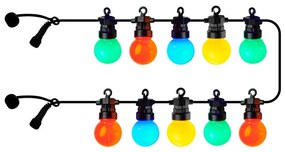 Удължител на светлинната верига с 10 броя крушки, дължина 300 cm Lucas Multi – Sirius