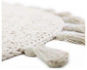 Кремав детски килим ø 120 cm Nila Ecru – Nattiot