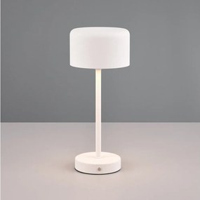 Бяла LED настолна лампа с възможност за димиране (височина 30 cm) Jeff - Reality