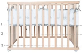 Кошара за игра в естествен цвят 100x100 cm - Roba