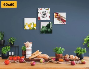 Комплект картини – За кухнята в интересен стил
