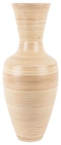 Висока бамбукова ваза в естествен цвят Neto - PT LIVING