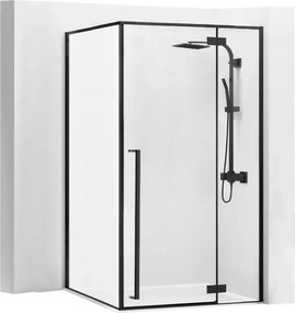 Душ кабина Rea Fargo Black matte 100x80