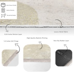 Бежов килим 120x180 cm - Mila Home