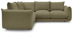 Светлозелен ъглов диван Ernest – Bobochic Paris