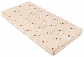 KIKKA BOO Матрак FANTASIA PLUS 60/120/8 см STARS BEIGE