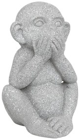 Декоративна статуя atmosphera Sohel, Смола, Сив, 42 cm