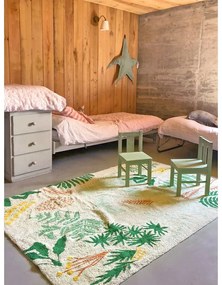 Памучен ръчно изработен детски килим подходящ за пране 140x200 cm Botanic Plants – Lorena Canals