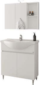 Комплект за баня Drop Alfa 75-Бял