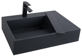Умивалник МРАМОРЕН КОМПОЗИТ Rea  Archi 75 CM Grey MATT
