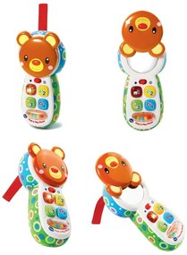Бебешки музикален телефон VTech син